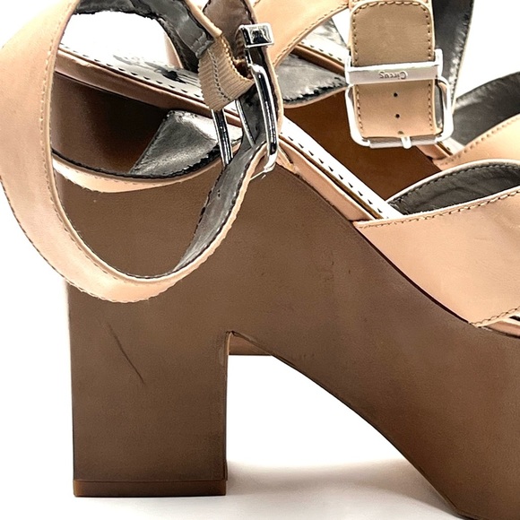 Circus Sam Edelman Y2K Camilla Sandals Chunky Platform in Beige Women’s 9.5 RARE - Picture 16 of 16